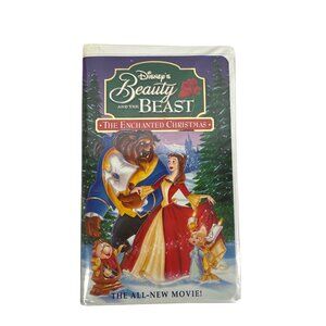 Beauty And The Beast: The Enchanted Christmas VHS 1997 Disney Classic Animation